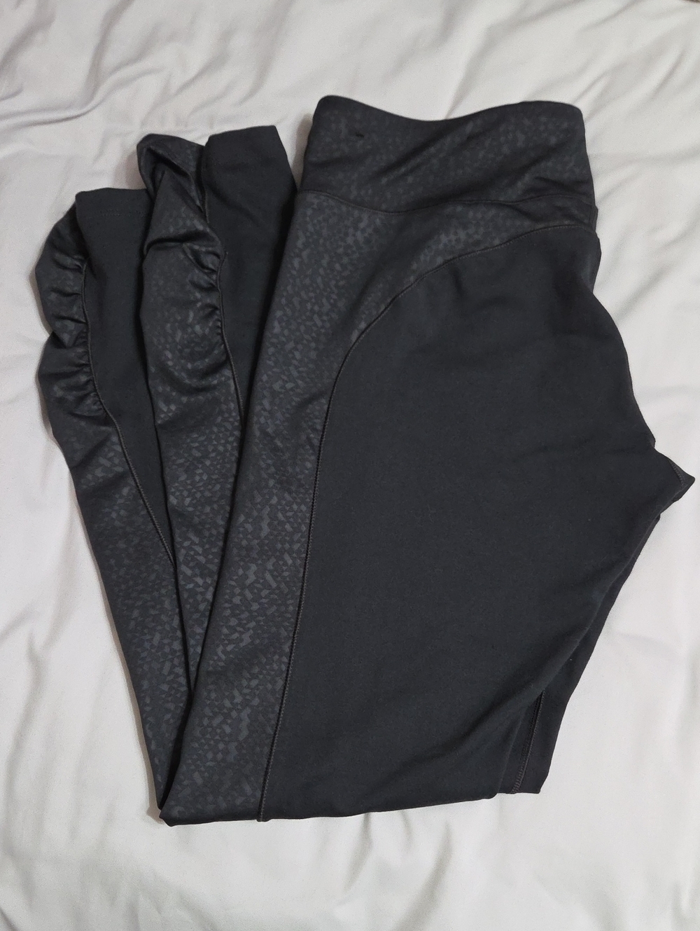 bcg Dark Gray Textured Active Leggings